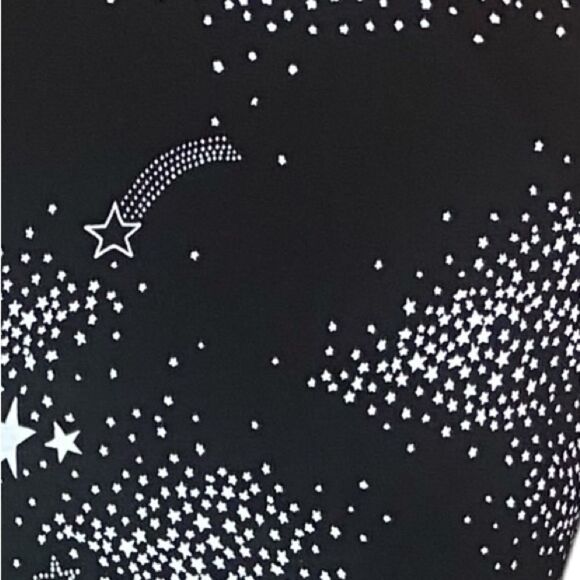 Bar lll Wm’s Sz Sm Black White Celestial Print Bodycon Long Sleeve Midi Dress - Picture 2 of 4